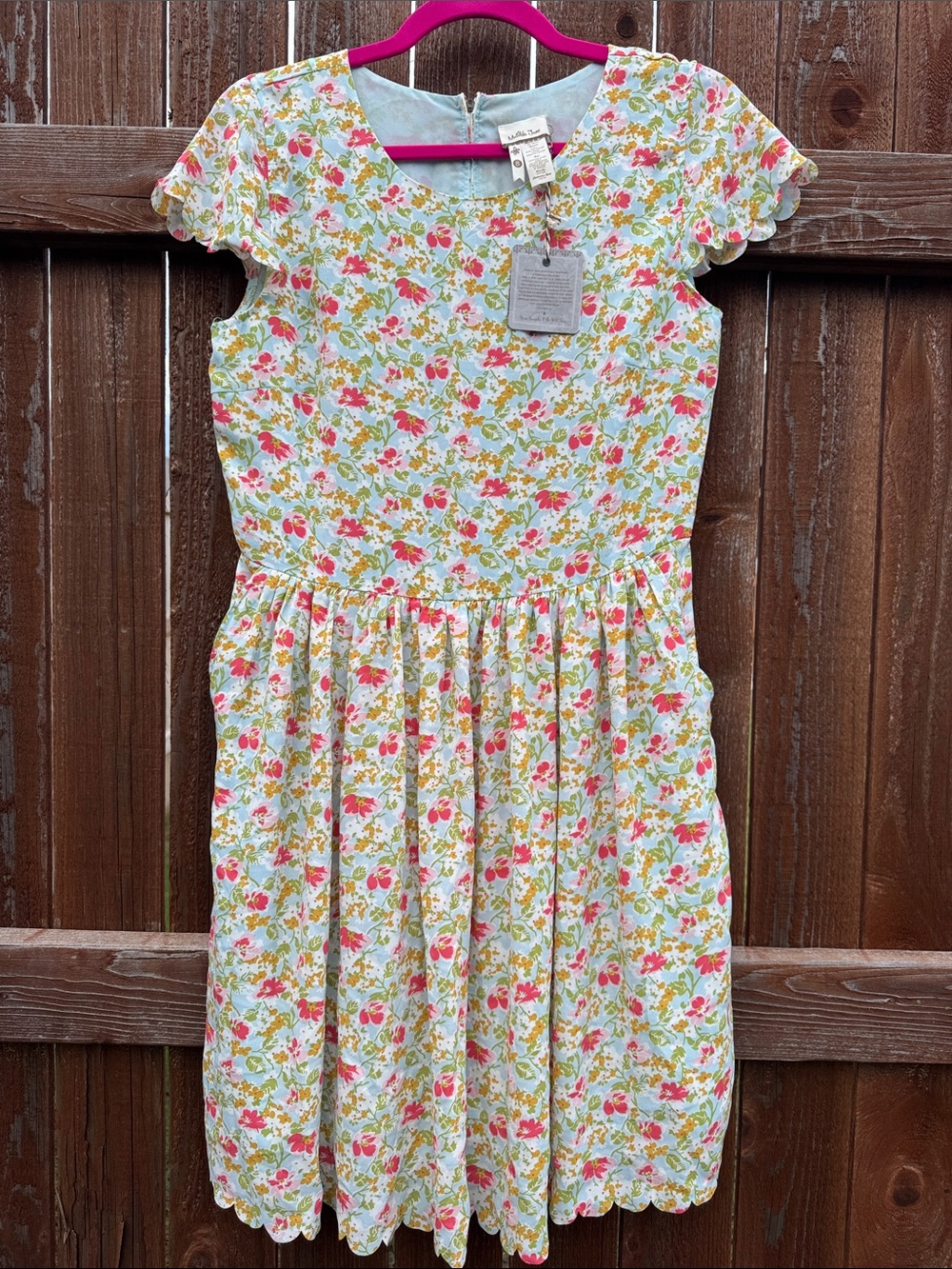 Matilda Jane Hello Lovely Poppy Field Scalloped Edge Dress